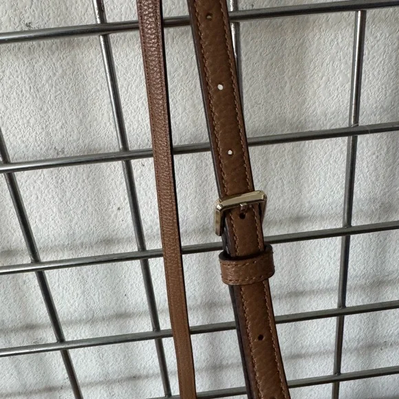 KATE SPADE Kourtney Suede Mustard Crossbody Bag - Picture 6 of 15